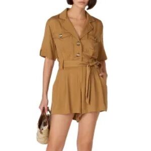 Caara Canosa Romper in Khaki